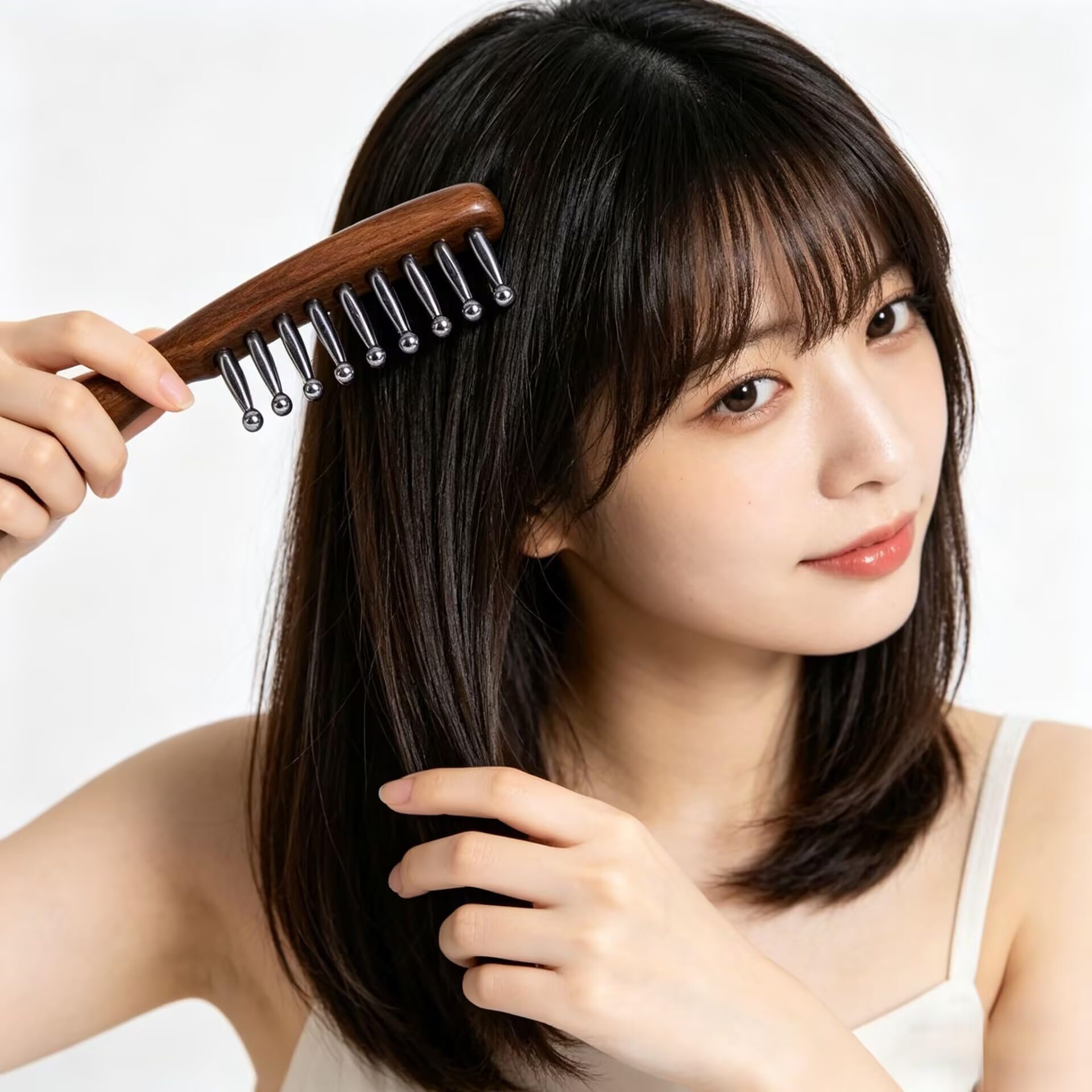 Amazon.co.jp: 晶尭 テラヘルツ ブラシ テラヘルツエネルギーヘアケア